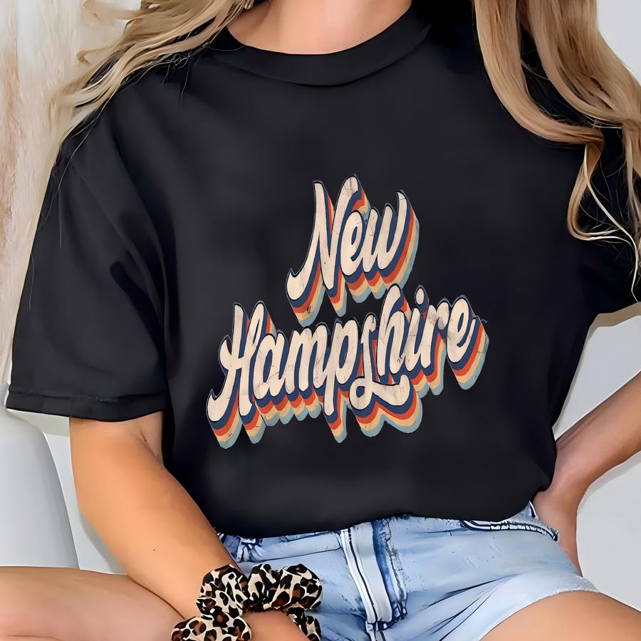 Retro New Hampshire Shirt, New Hampshire Lover Gift, Vintage New Hampshire Tshirt, New Hampshire State Shirt, New Hampshire Travel Shirt T-shirt