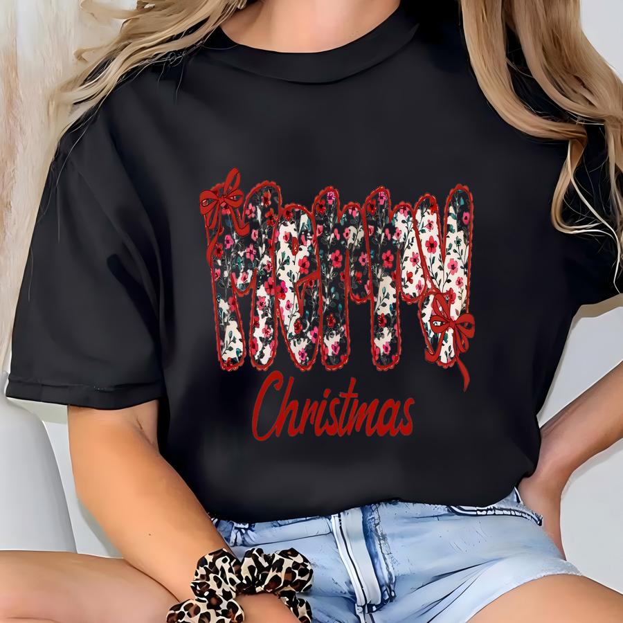 Merry Christmas Sweatshirt: Funny Xmas Tee T-shirt