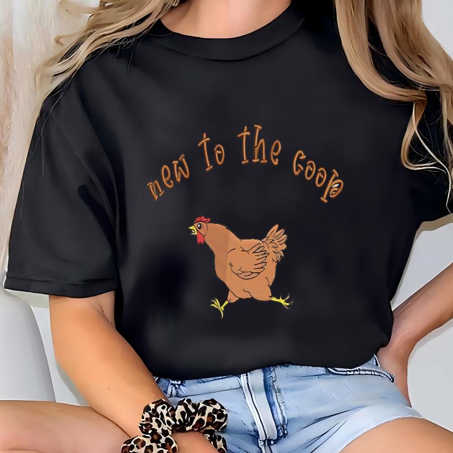 New To The Coop Baby Romper, Little Chicken Baby Bodysuit, Pregnancy Baby Announcement Shirt, Funny Chicken Farm Toddler Tee T-shirt