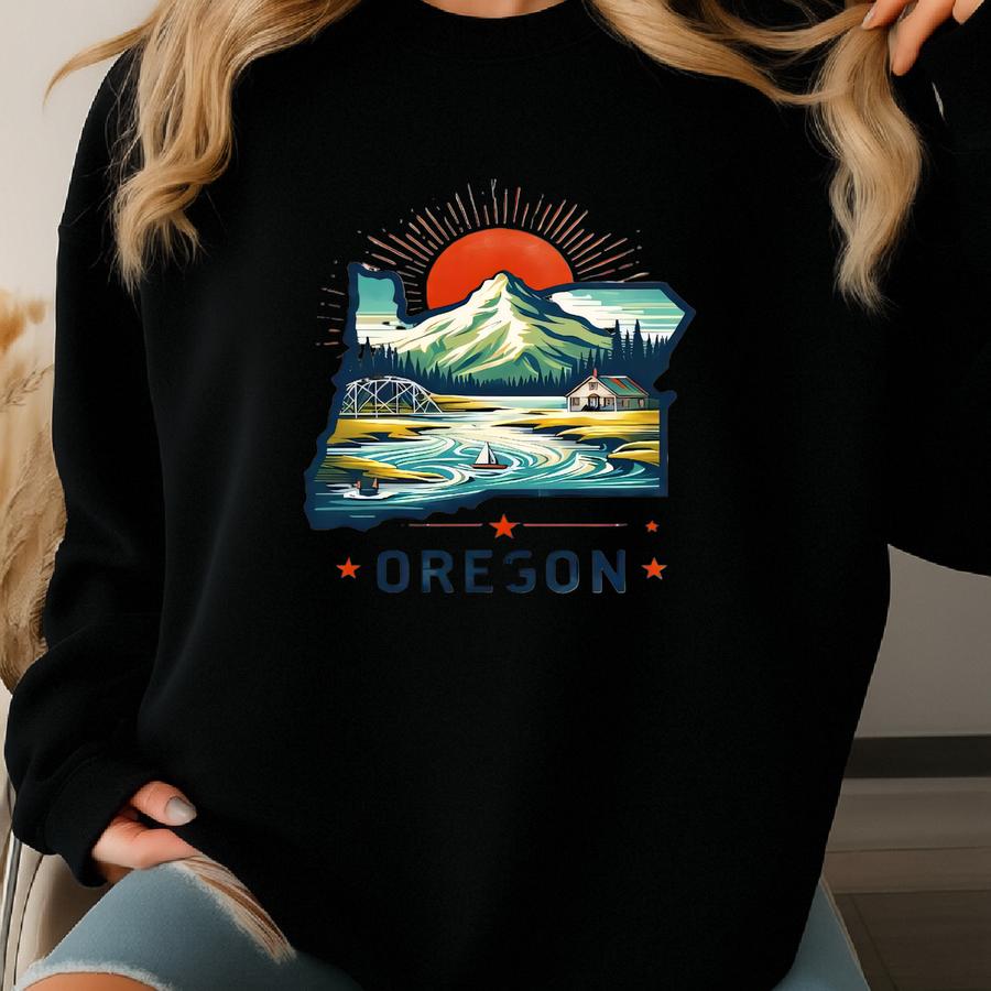 State Sweatshirt, State Map Hoodie, State T-shirt, Souvenir, Trip Gift, Graphic T-shirt, View Tee Sweatshirt