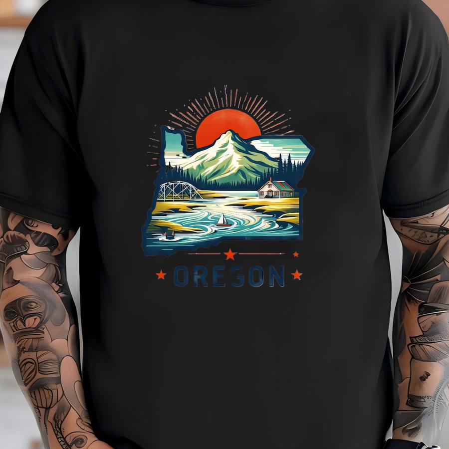 State Sweatshirt, State Map Hoodie, State Hoodie, Souvenir, Trip Gift, Graphic Hoodie, View Tee T-shirt