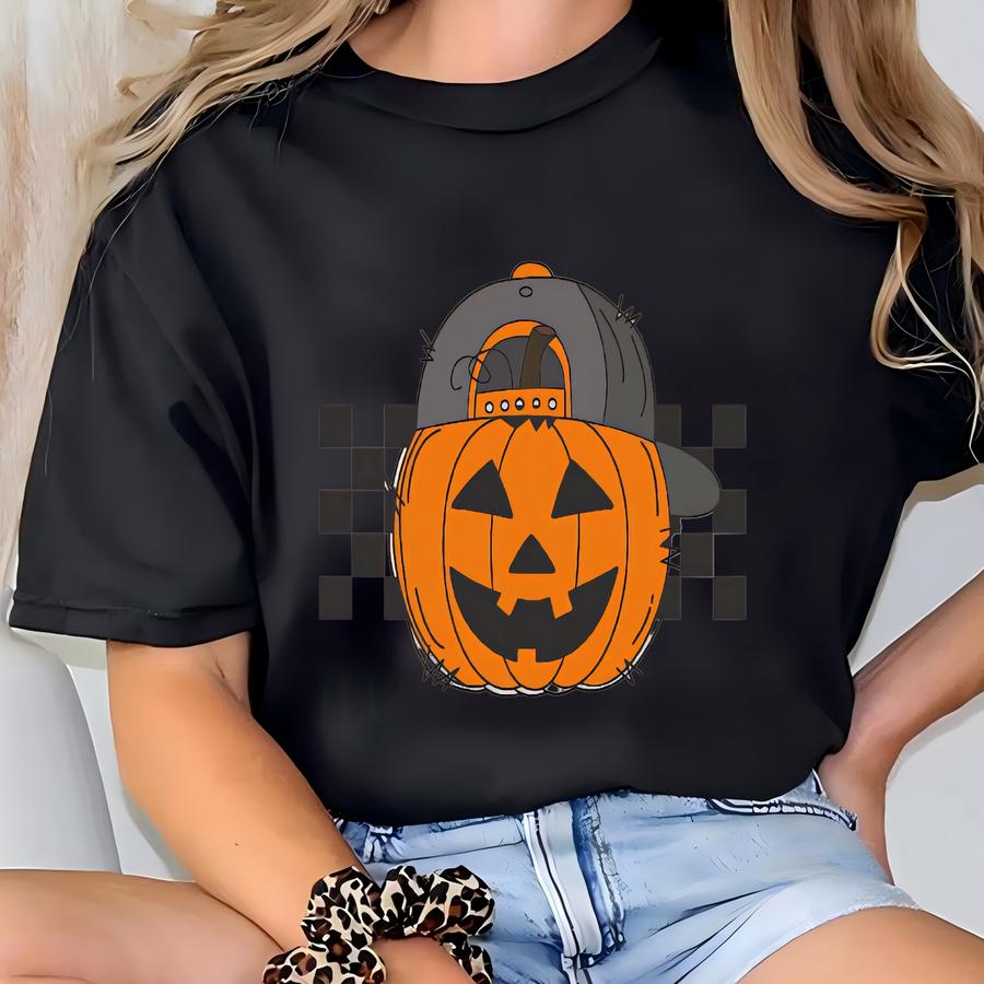 Pumpkin Dude Toddler Sweatshirt, Kids Pumpkin Sweatshirt, Retro Boys Halloween Kids Sweatshirt, Toddler Pumpkin Sweatshirt T-shirt