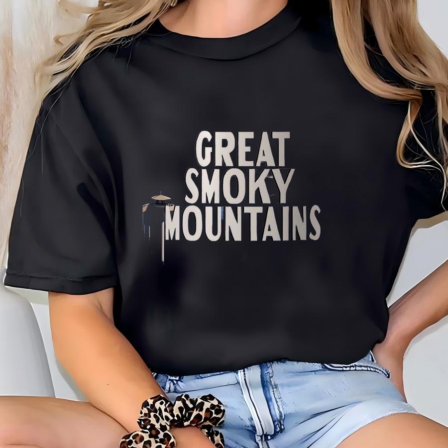 Great Smoky Mountains National Park Candle | Appalachian Gift | National Park Candle Souvenir | Tennessee Hiker Soy Candle Christmas Gifts T-shirt