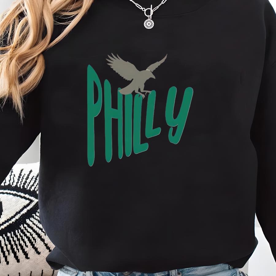 Philly Football Sweatshirt: Cozy Crewneck - Philadelphia Fan Gift Sweatshirt