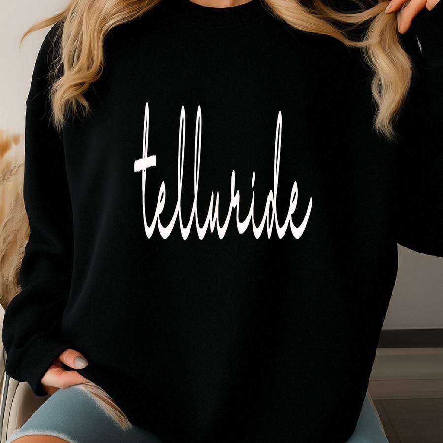 Telluride Colorado Sweatshirt, ®, Telluride Co Crewneck Sweater, Telluride Co Unisex Shirt, Telluride Co Gift Souvenir Sweatshirt