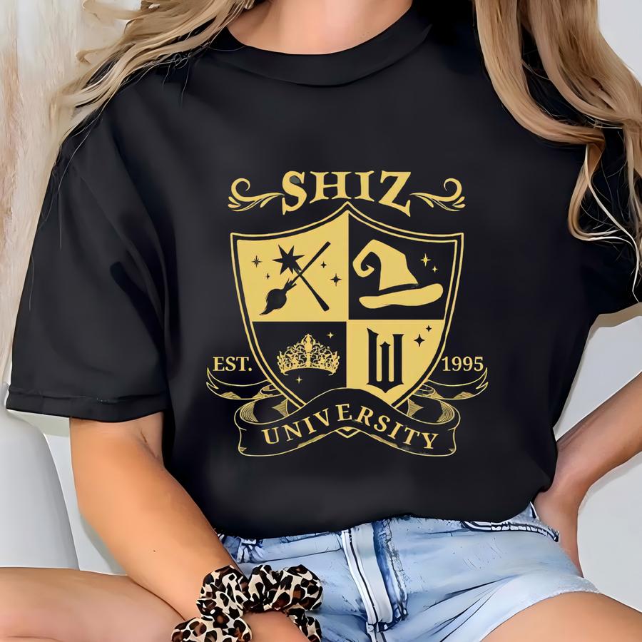 Shiz University Sweatshirt, Movie Lover Gift, Shiz Shirt, Movie Lover Sweater, Musical Movie Gift, Christmas Gift,wizard Team T-shirt