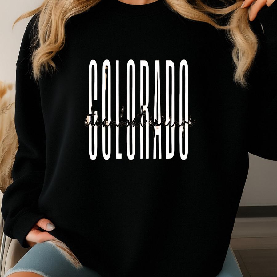 Steamboat Springs Colorado ® Shirt, Steamboat Springs Co T-shirt Tshirt, Steamboat Springs Co Unisex Tee Gift Custom  Sweatshirt