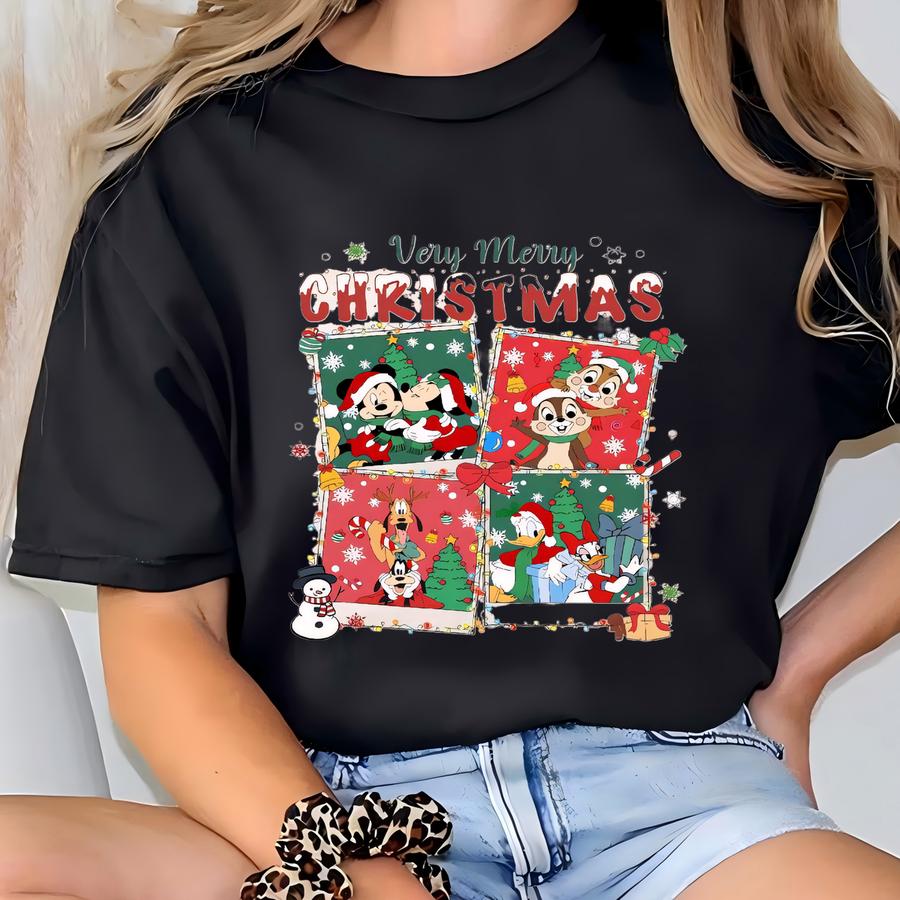 S Very Merry Christmas Party Shirt, And Friends Tshirt, Christmas Holiday Tee, Family Christmas. T-shirt
