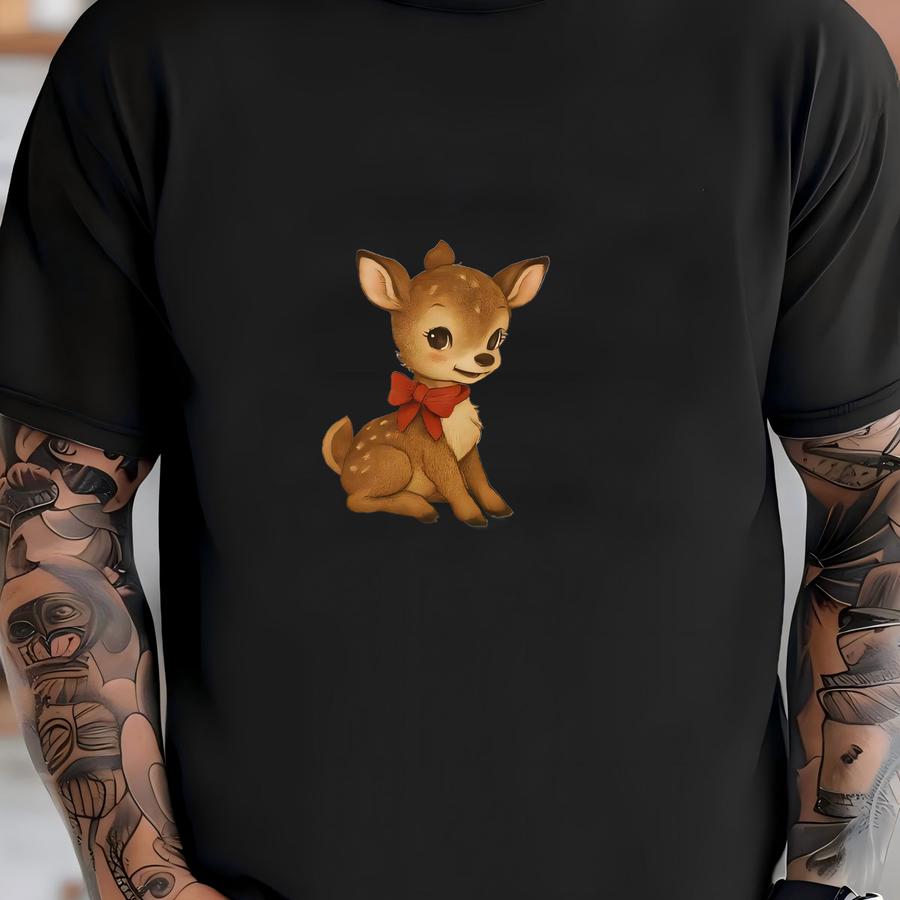 Baby’s First Christmas Shirt 2025 | Vintage Reindeer Bodysuit | Retro Holiday Outfit | Cute First Xmas Baby Tee | Newborn Christmas Gift T-shirt