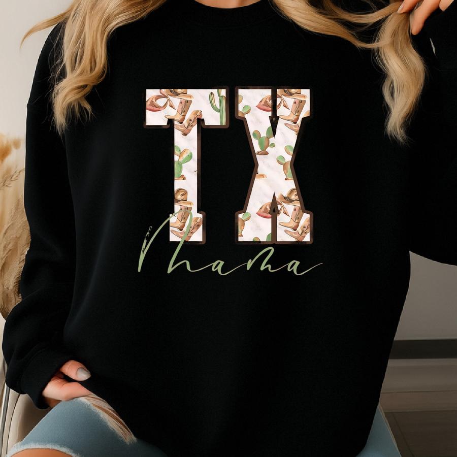 Texas Mama Shirt, ®, Texas Shirt, Cute Gifts For Moms, Mom Shirts, Mother's Day Gift, New Mom Shirts, Texas Lover Gifts Sweatshirt