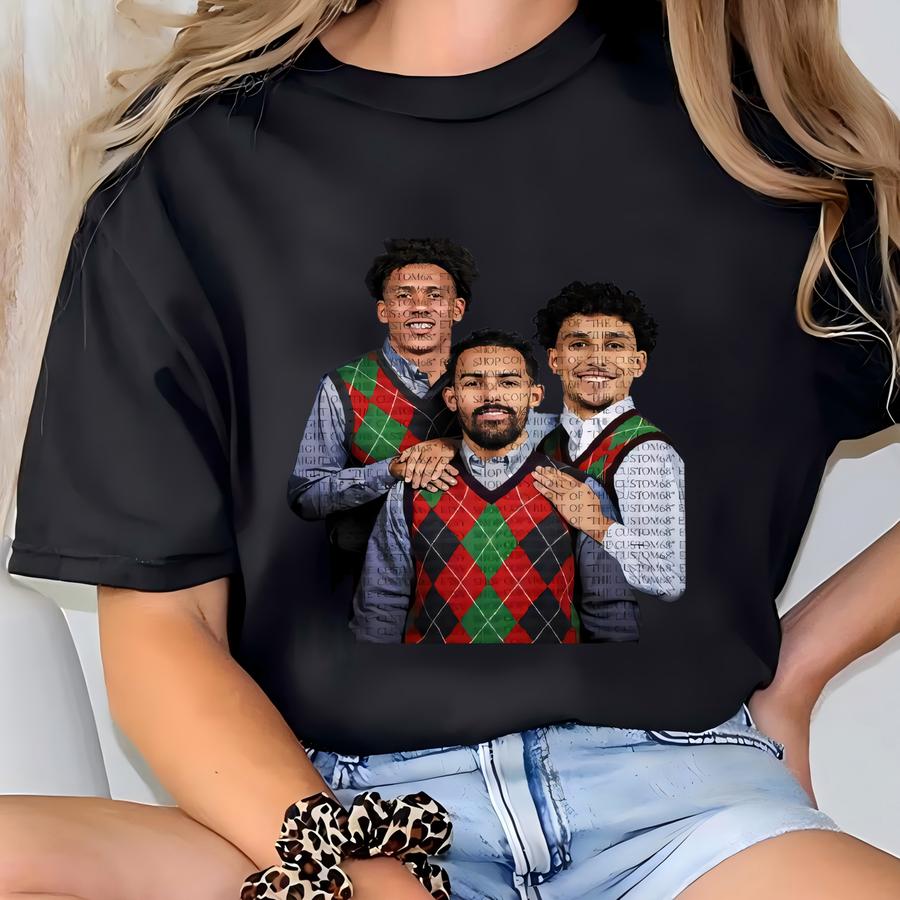 Trae Young Jalen Johnson Zaccharie Risacher, Step Brothers Basketball Tshirt, Jalen Johnson Shirt, Trae Young Shirt, Zaccharie Risacher Tee T-shirt