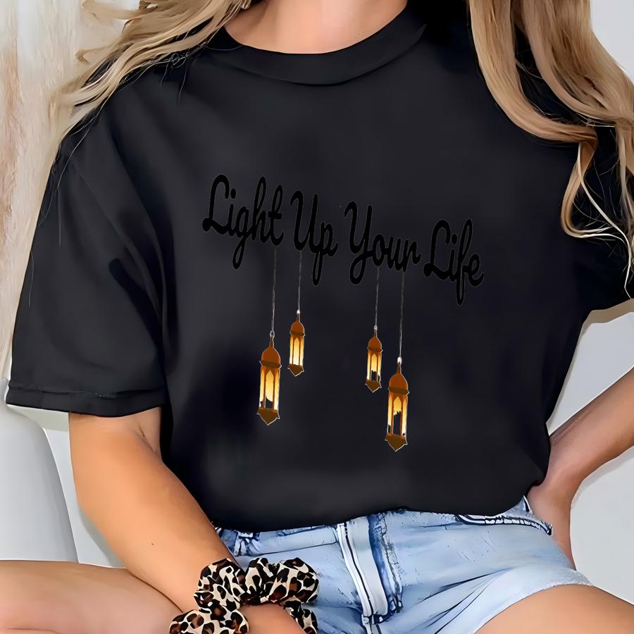 Diwali Light Up Your Life Shirt, Diwali Gift Shirt, Festival Tee Hindu Celebration Outfit Diwali Gift, Diwali Kids Tee T-shirt