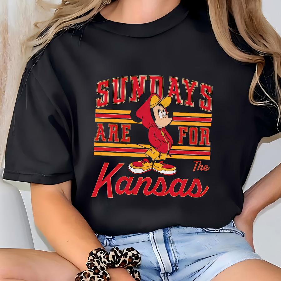 Sundays Are For The Kansas Shirt |  Matching Couple Custom Game Day Sweatshirt Tee T-shirt