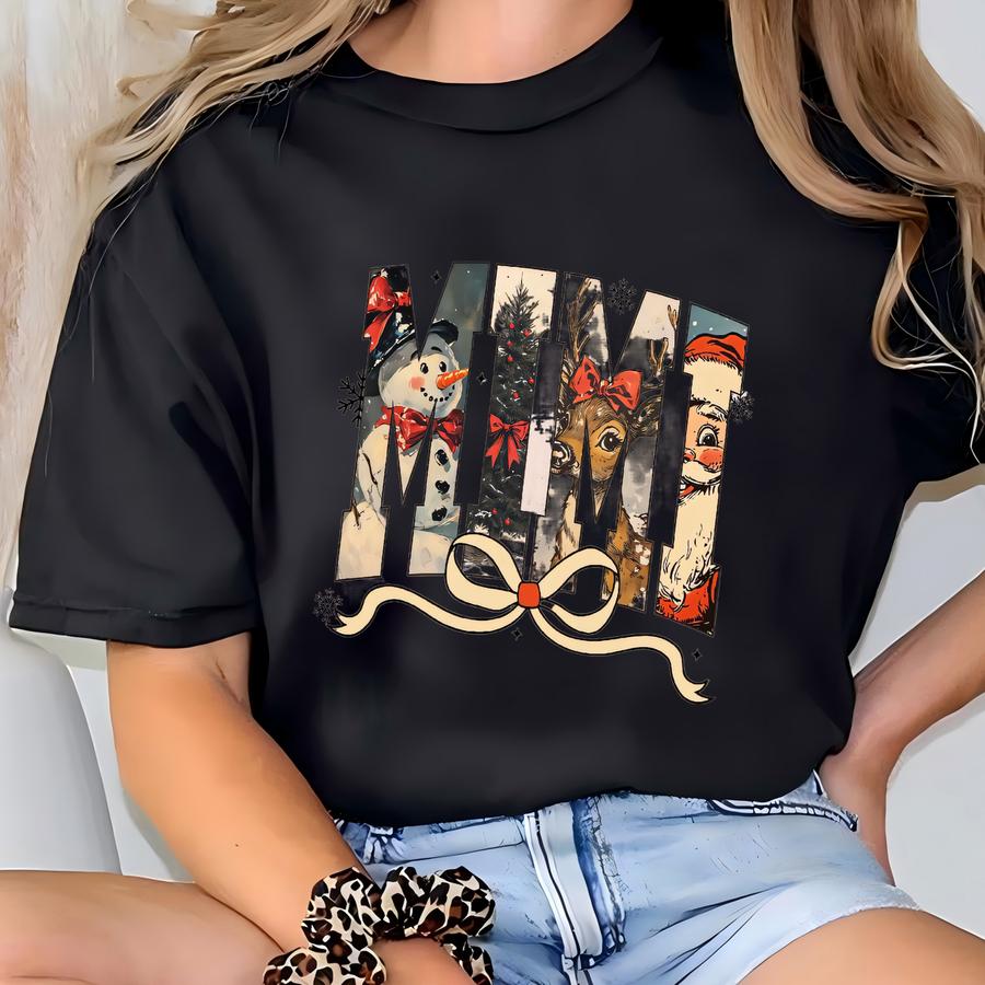 Christmas Mimi Shirt, Mimi Claus Sweatshirt, Merry Christmas Sweatshirt, Christmas Shirt, Christmas Gift For Mimi, Christmas Mimi Sweatshirt T-shirt