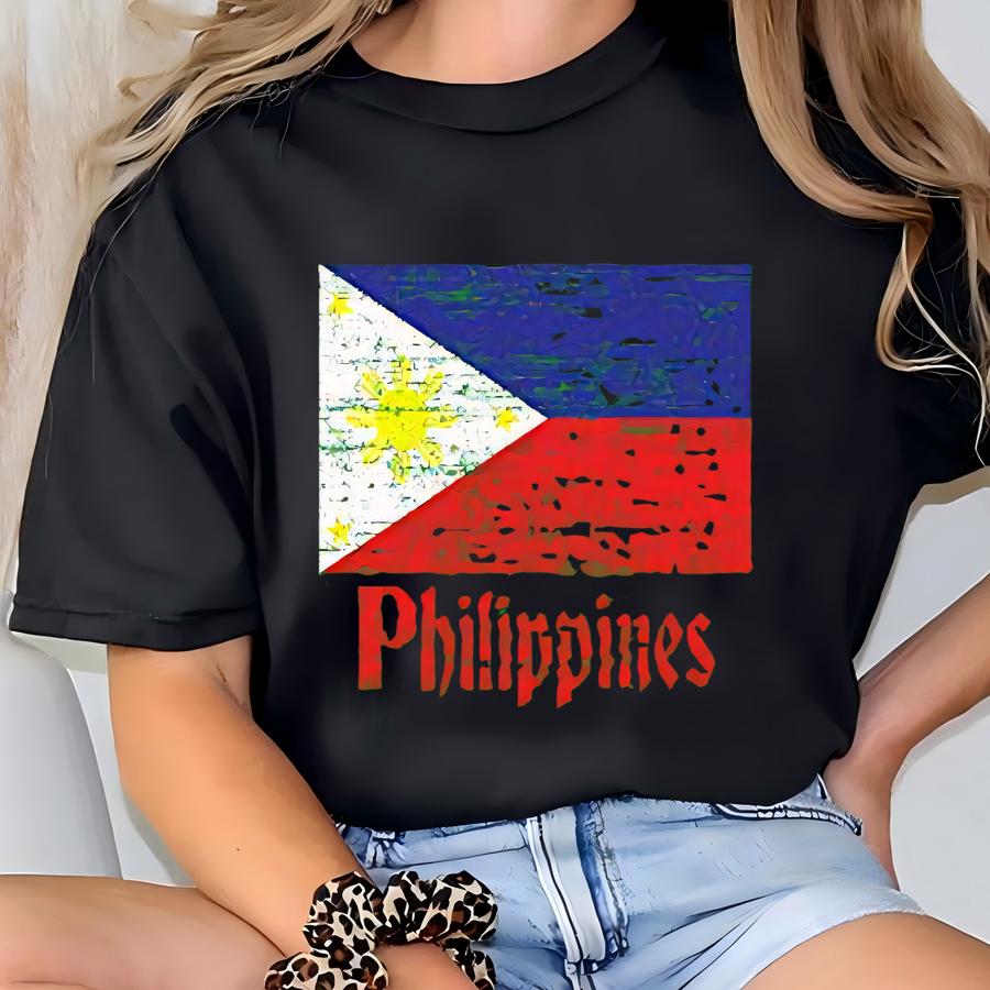 Filipino Flag Sweatshirt - Comfortable Heritage Crewneck T-shirt