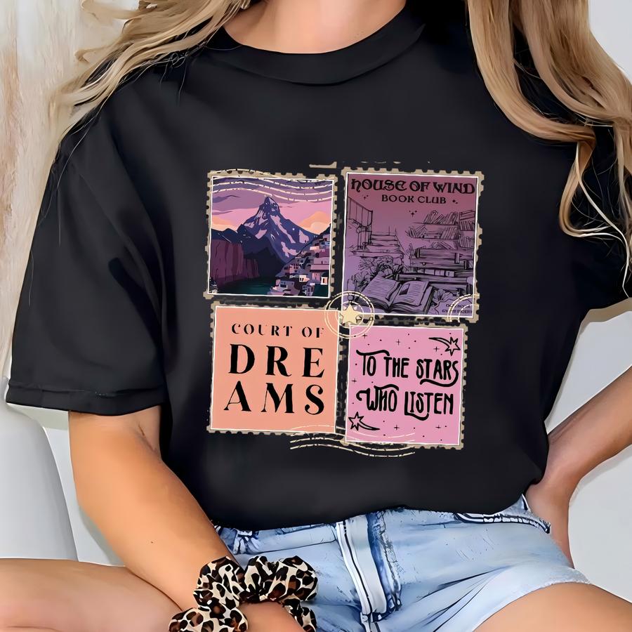 Velaris Postage Stamp Shirt, City Of Starlight Tshirt, To The Stars Who Listen, Court Of Dreams Tee, Acotar Velaris Merch. T-shirt