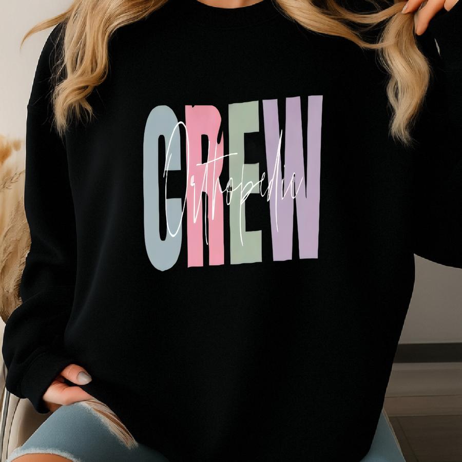 Orthopedic Crew Sweatshirt, Hoodie, , Medical Staff, Doctor, Nurse, Therapy, Healthcare Worker, , Gift Idea Sweatshirt