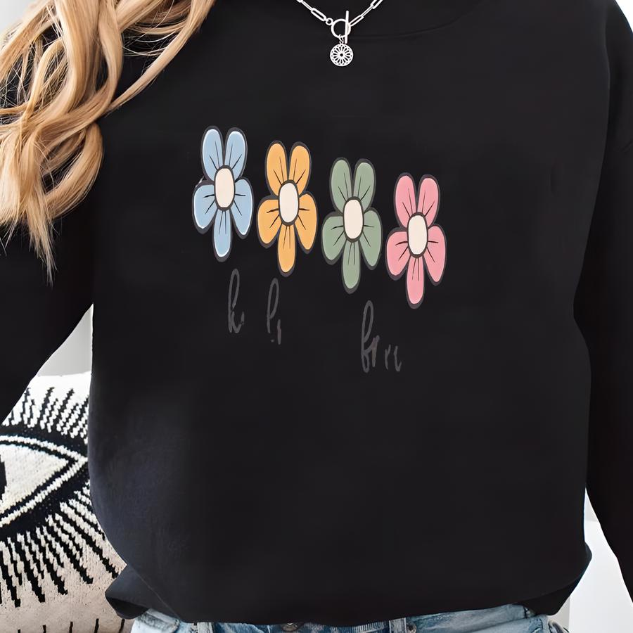 Kindness Is Free Sweatshirt, Retro Floral Mental Health Sweater, Be Kind Sweater, Counselor Sweatshirt, Kindness Matters Sweater Sweatshirt