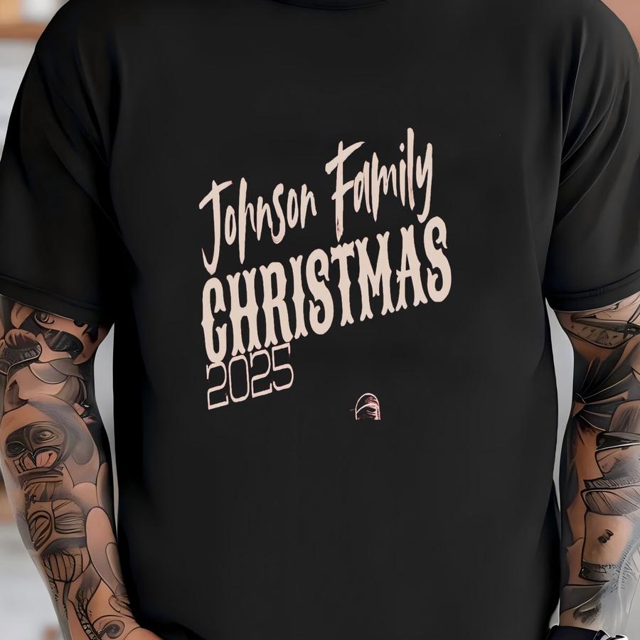 Farm Custom Matching Family Christmas Shirts: Personalized 2025 Ranch Group Holiday Outfits For Family Reunion Or Party T-shirt
