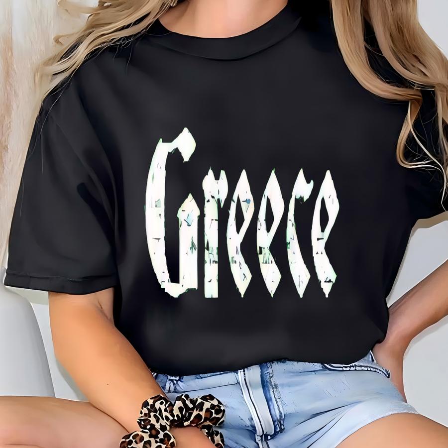 Greek Flag Crewneck Sweatshirt - Comfortable Cotton Blend T-shirt