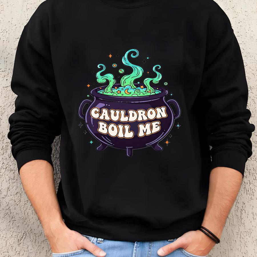 Cauldron Boil Me Shirt, Acotar Lucien Quote Tshirt, Sarah J Maas Night Court Merch, Gift For Readers And Fans. Sweatshirt