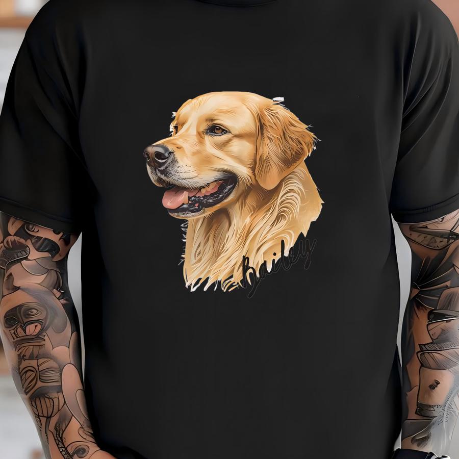 Golden Retriever Custom Mug Personalized Gift Custom Dog Mugs Custom Dog Gifts Personalized Pet Dog Custom Coffee Cup Custom Pet Gifts T-shirt