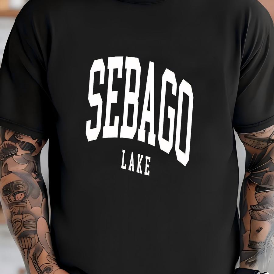 Sebago Sweatshirt, Sebago Maine, Sebago Gift, Crewneck Sweatshirt, Travel Sweatshirt T-shirt