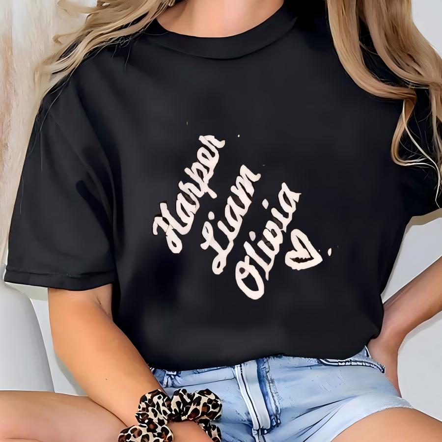 Custom Mama Heart Sweater: Custom Name Sve, Personalized Mom Grandma Or Aunt Gift T-shirt