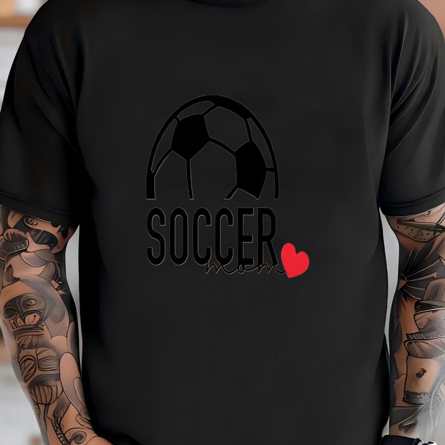 Soccer Mom Sweatshirt, Sports Mom Crewneck, Game Day Pullover, Cozy Soccer Shirt, Team Spirit Top, Athletic Parent Gift For Women T-shirt