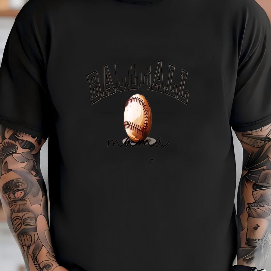 Baseball Mama Sweatshirt, Custom Sports Mom Crewneck, Game Day Pullover, Team Spirit Shirt, Cozy Spring Outfit, Personalized Mom Gift T-shirt