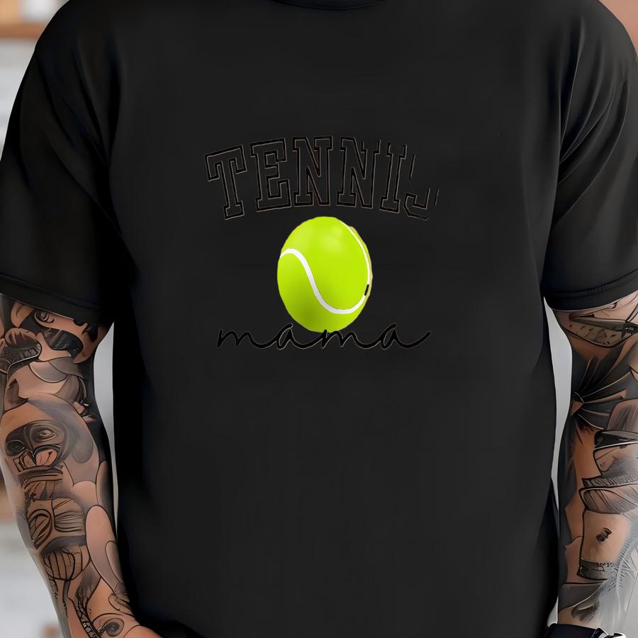 Tennis Mama Sweatshirt, Custom Sports Mom Crewneck, Game Day Pullover, Team Spirit Shirt, Cozy Summer Outfit, Personalized Mom Gift T-shirt