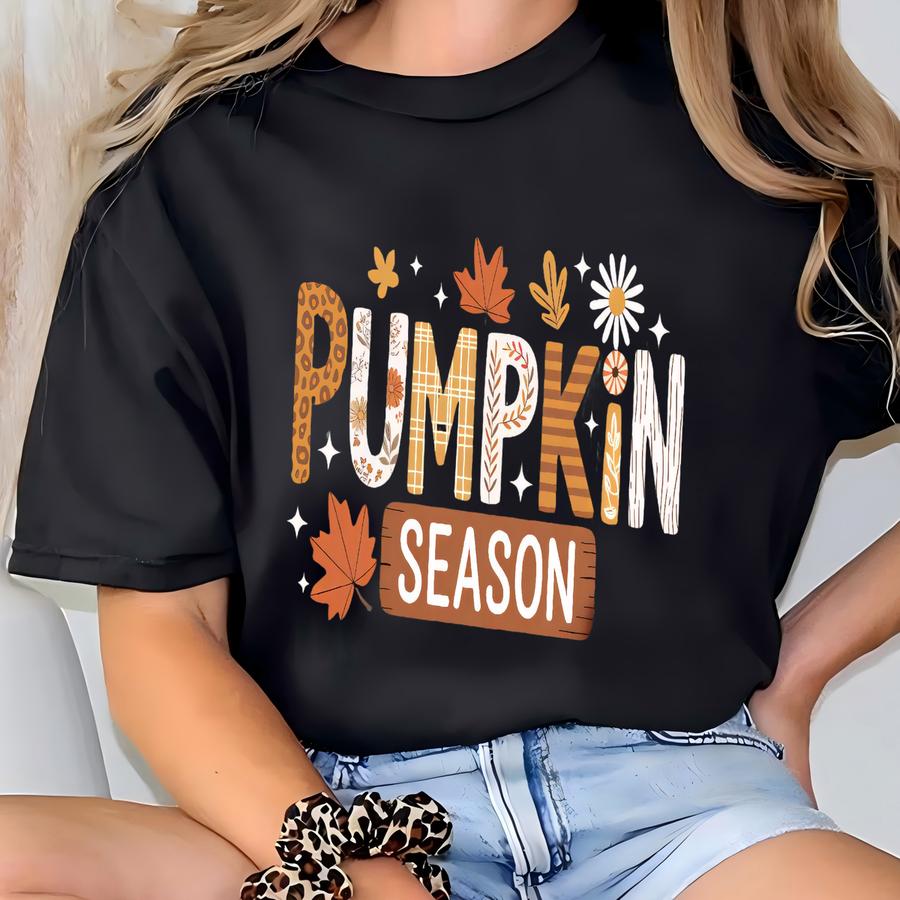 ® Pumpkin Season Hoodie, Autumn Fall Shirt, Thanksgiving Shirt, Fall Pumpkin Shirt, Autumn Tee,retro Thanksgiving T-shirt