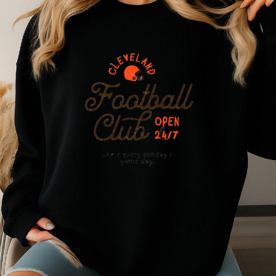 Football Club Sweatshirt: Sunday Funday Game Day Hoodie Sweatshirt