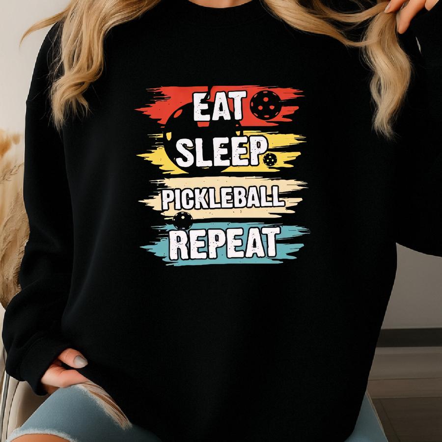 Eat Sp Pickleball Repeat Sweatshirt, Pickleball Hoodie, Shirt, Pickleball Lover Gift, Funny Pickleball Apparel, Sports Fan Sweatshirt