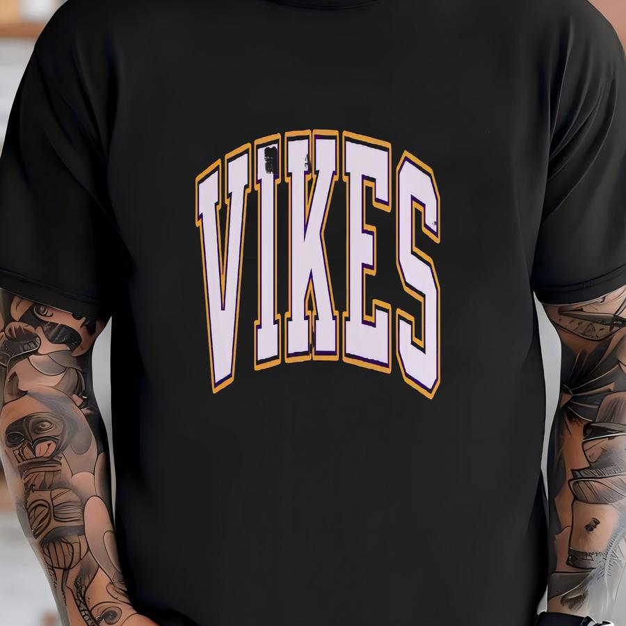 Minnesota Football Unisex Apparel, Mens Womens Hoodies/crewneck Sweatshirts/hoodies, Sports Fan Gift, Game Day Gear, Vikes T-shirt