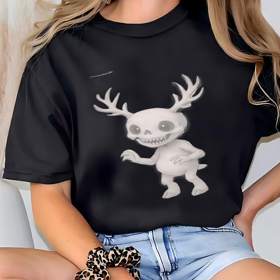 Cute Wendigo Hoodie | Cryptid Monster Sweatshirt | Creepy Cute Gift For Fans T-shirt