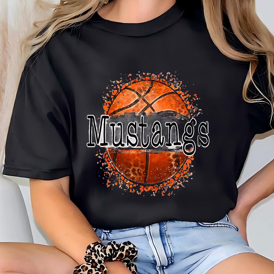 Custom Basketball Shirt Basketball Shirt Custom Mascot Shirt School Spirit Shirt Game Day Shirt Tigers Shirt Basketball Mom Shirt Wildcats T-shirt