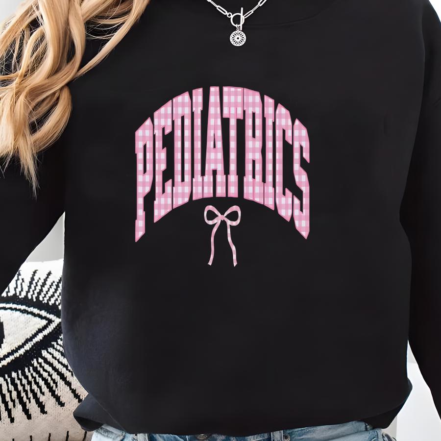 Pediatrics Sweatshirt For Peds Nurse Shirt, Pediatric Nurse Gift, Pediatrician Crewneck Sweatshirt
