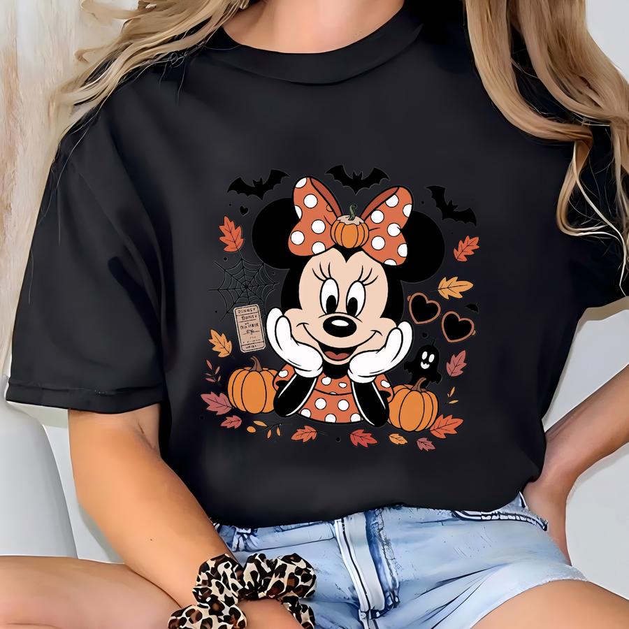 Autumn Shirt, Land Fall Vibes Tee, Family Halloween Trip Shirt, Boo Spooky Shirt Family Tee T-shirt