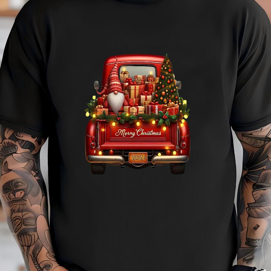 Christmas Santa Gnome Shirt,christmas Gnome Shirt,cute Gnomies Shirt, Merry Christmas Shirt,gnome For The Holidays Shirt,cute Christmas Gift T-shirt