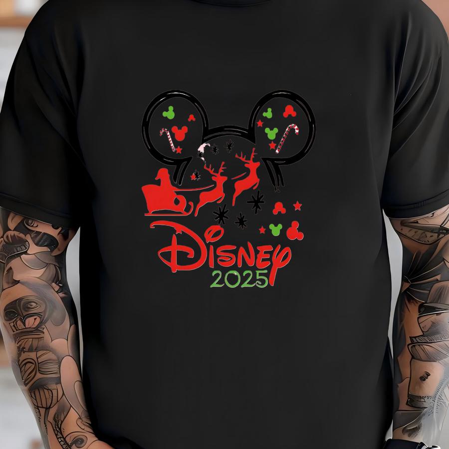 Magical Christmas Vacation Hoodie, Holiday Tee With Santa Sleigh  Ears Design T-shirt