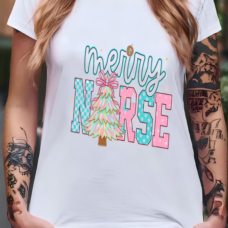 Christmas Nurse Shirt, Rn Hoodie For Women, Registered Nurse Life Tee, Nurse Praconer Graduation, Nursing Team Shirts T-shirt