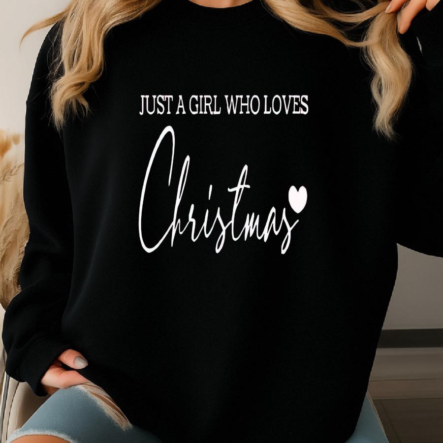 Christmas Love Sweatshirt - Cozy Unisex Garment-dyed Sweatshirt, Holiday Gift, Winter Style, Casual Wear, Christmas Apparel Sweatshirt