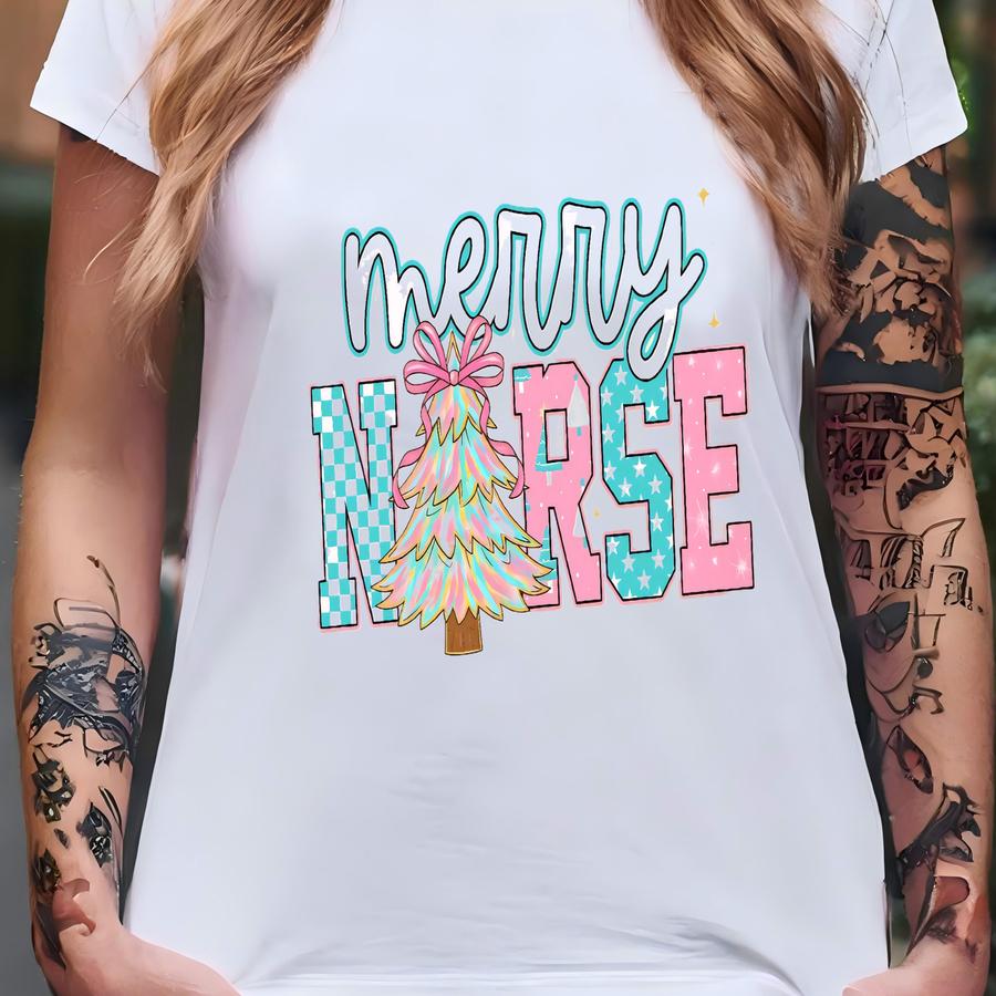 Christmas Nurse Sweatshirt, Rn Shirt For Women, Registered Nurse Life Crewneck, Np Nursing School Student Graduation, Nurse Team T-shirt