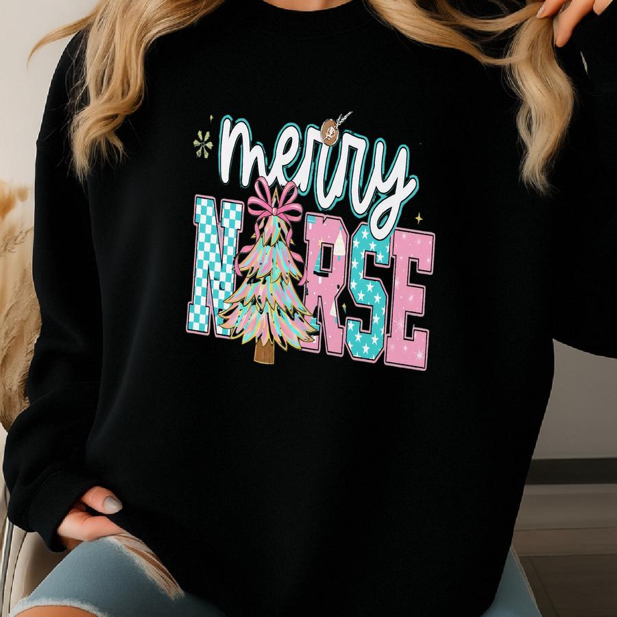 Christmas Nurse Shirt, Rn T-shirt For Women, Registered Nurse Life Tee, Nurse Praconer Graduation, Nursing Team Shirts Sweatshirt