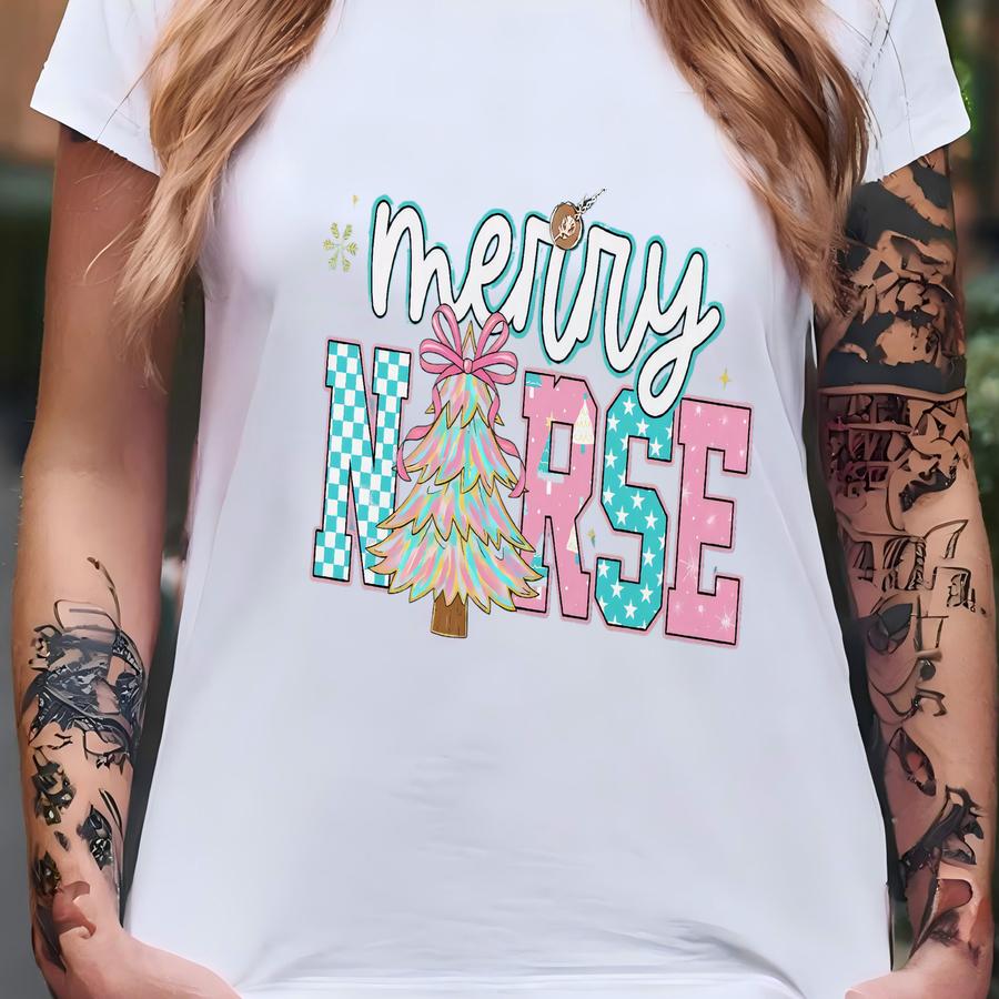 Christmas Nurse Shirt, Rn Hoodie For Women, Registered Nurse Life Tee, Nurse Praconer Graduation, Nursing Team Shirts T-shirt