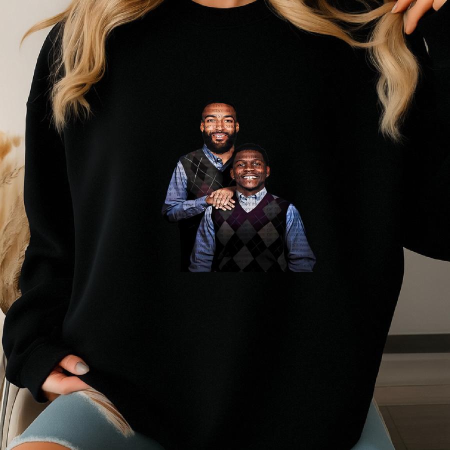 Anthony Edwards Rudy Gobert Step Brothers Basketball T-shirt, Anthony Edwards Shirt, Naz Reid Tee, Rudy Gobert Tee Minnesota Sweatshirt