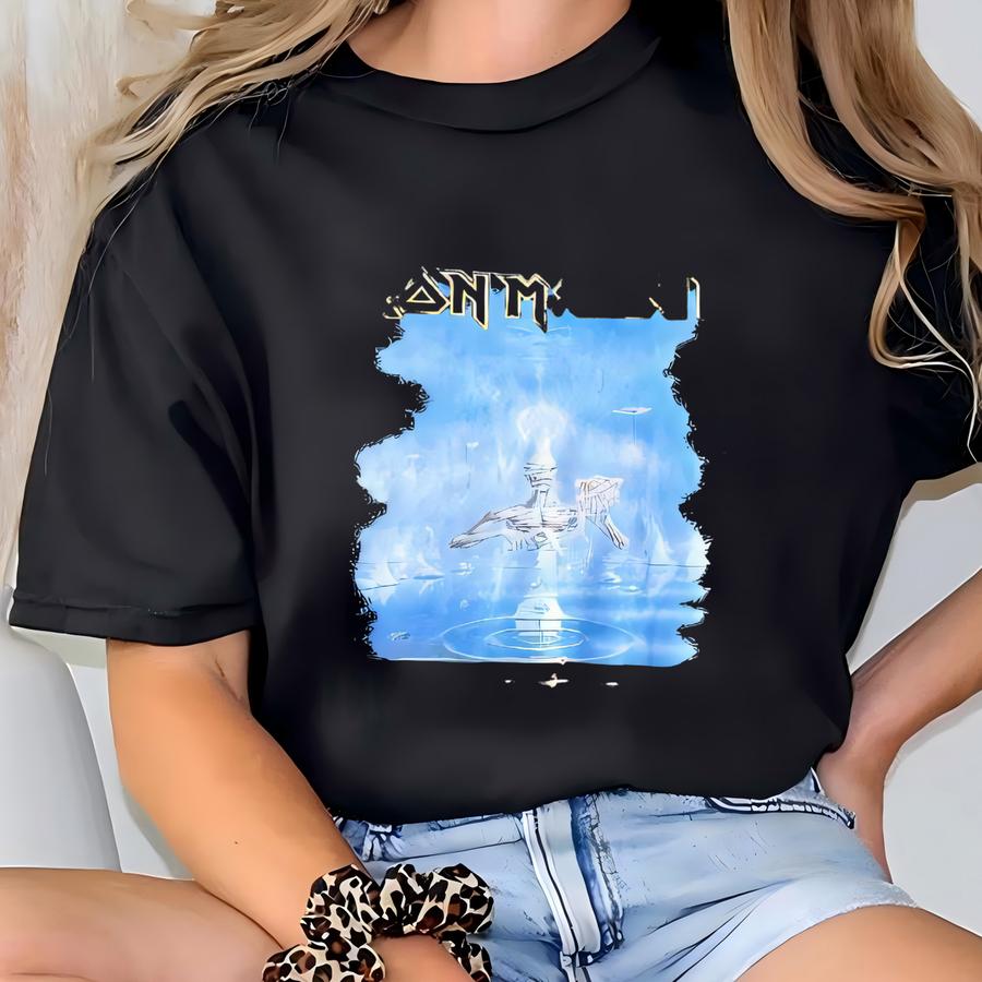 Vintage 1988 Iron Maiden Seventh Son Of A Seventh Son Black Band Shirt Sz Medium T-shirt