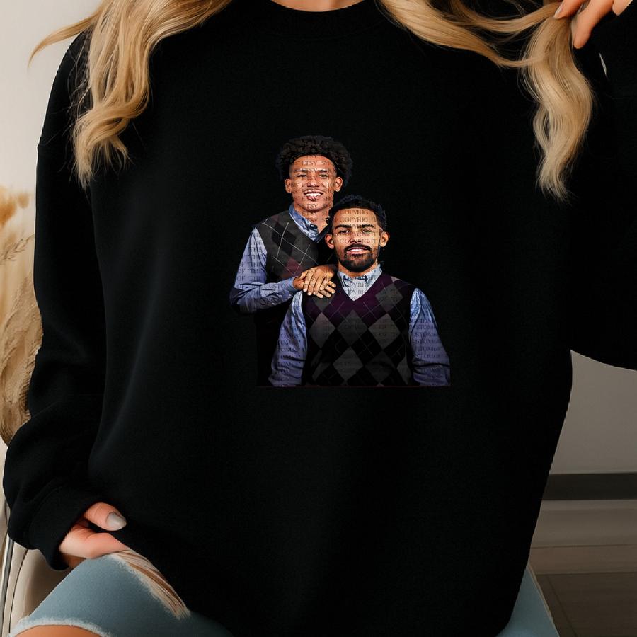 Trae Young Jalen Johnson Step Brothers Basketball T-shirt, Step Brothers Basketball Shirt, Trae Young Shirt, Jalen Johnson Tee Sweatshirt