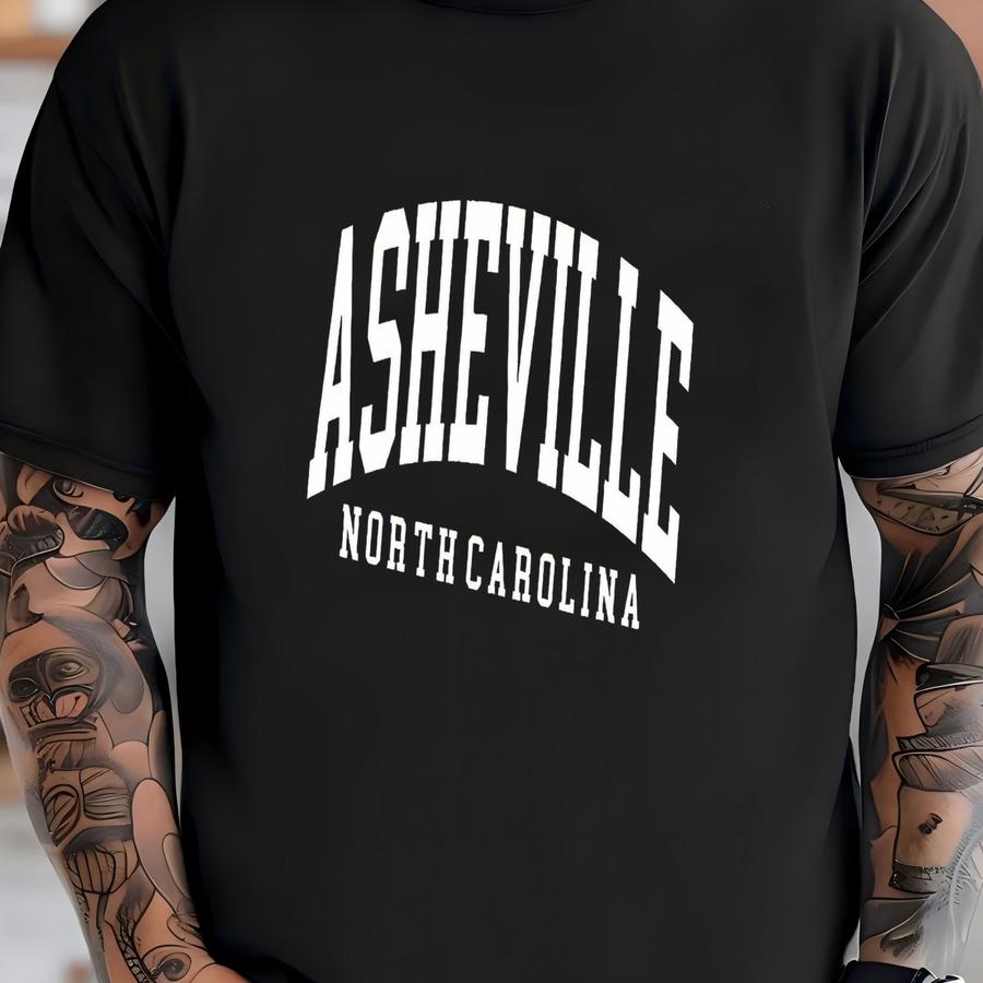 Asheville Sweatshirt, Asheville North Carolina, Asheville Gift, Crewneck Sweatshirt, Travel Sweatshirt, Gift For Her T-shirt